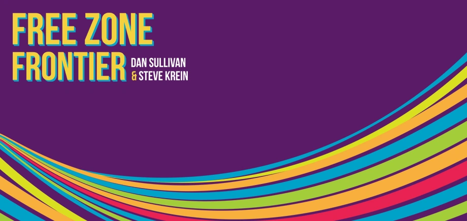 Promotional banner of the Free Zone Frontier podcast. 